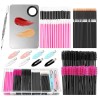 Kit Paleta De Maquillaje Profesional Con Espátula Y Cepillo