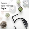 NACH Black 6 Inch Steel Floating House Numbers - Style
