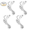 4 Count TENS Wires 3.5mm Plug to 3.5mm Snap Electrode