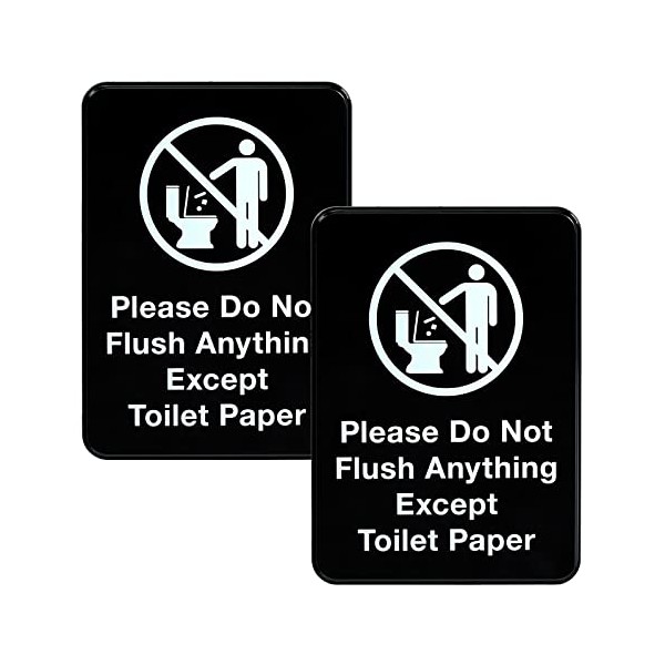 Excello Global Products Please Do Not Flush Paper Towels or