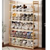 Vzpinko Shoe Slot Organizer Clear Shoe Stackers Organizers for Closet