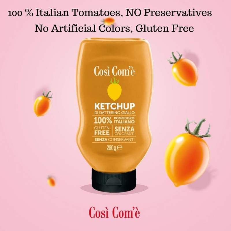 Cosi Come - Italian Yellow Tomatoes Ketchup, 9.88 oz (280