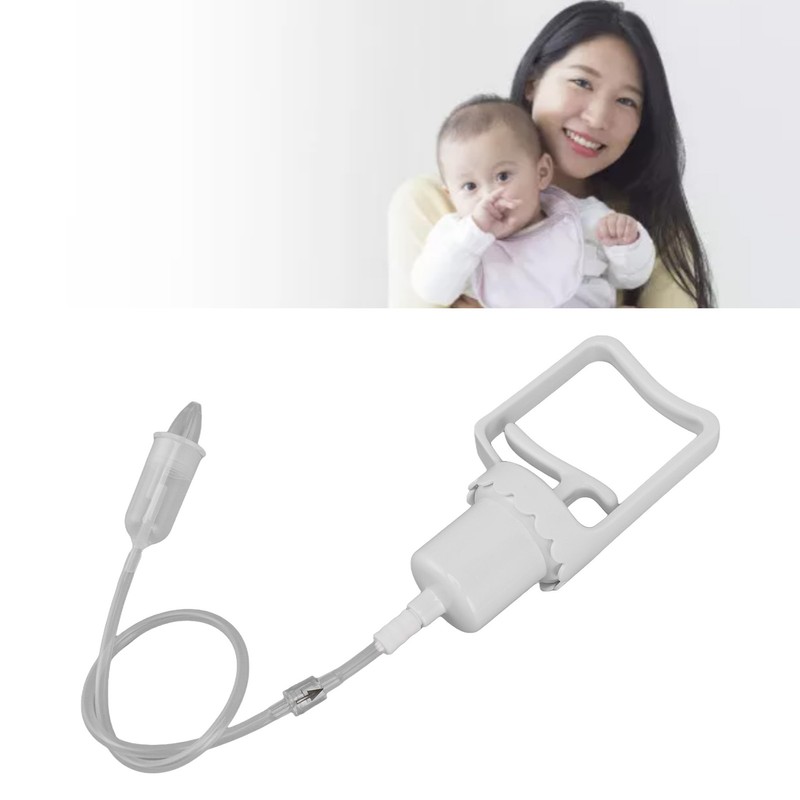Baby Nose Aspirator Hand Puller Nose Sucker Manual Soft Silicone