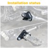 REARACE 2'' Footpeg Lowering Mounts Fit for DR650 1996-2025