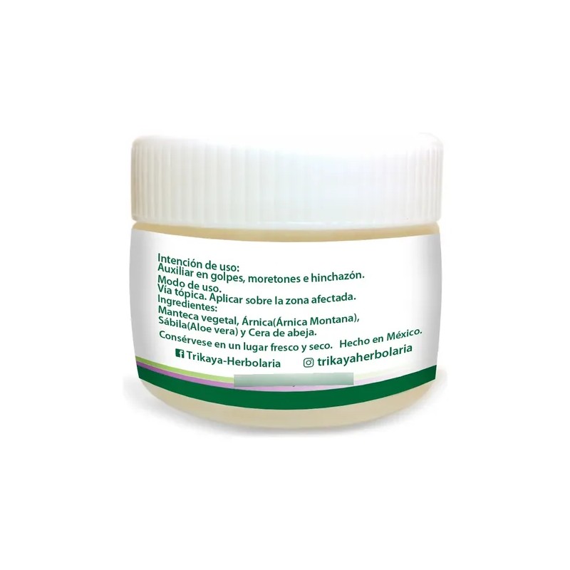 Pomada De Arnica De Trikaya Herbolaria, Golpes, Moretones