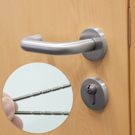 9 Sets M3 Door Handle Screws, Nickel Plated Male to Female Door Handle Screws Connecting Fixing Bolts and Sleeves for Escutcheons Cabinet Drawers (Screw + Nut)