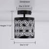 Volcode RV Ceiling Light 12V Flush Mount - Star Design