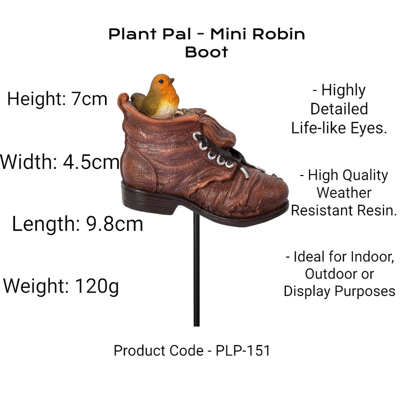 Vivid Arts Plant-Pals (Mini Robin Boot)