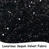 Black Sequin Fabric by The Yard Velvet Sequin Fabric 2