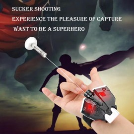 AKLOPE Web Launcher String Shooters Toy, Cool Gadgets Spider String Shooter Real Silk Superhero Role-Play Cool Stuff Fun Toys Great -Perfect Christmas & Birthday Gift (Black+White)