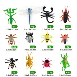APAYAN 12PCS Simulated Small Insects Plant Magnets for Potted Plants,Indoor Plant Accessories Plant Magnets for Plants Cute Plant Plant Safe Magnets Decor Unique Gifts for Plant Lovers