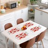 Homemissing Red Poppy Placemat for Kitchen Dining Table 45X30cm Floral