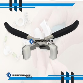 OdontoMed2011 Nylon Jaw Deep Bending Plier, 5-1/2 Inches, Model: PLR-BLK1 Black Pvc Handle Grip