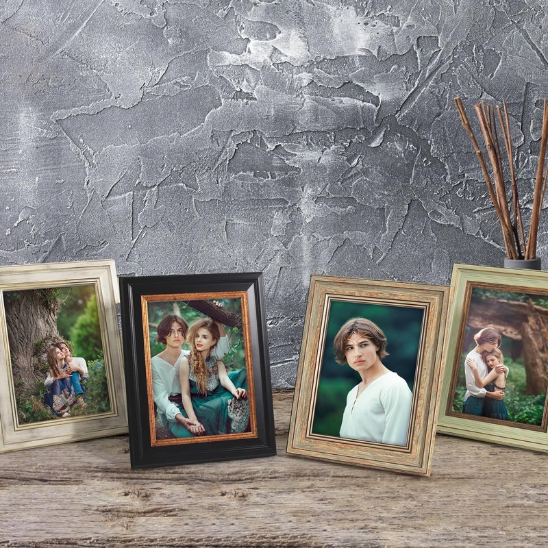AAQ 4 Pack 5x7 Picture Frame - Picture Frames with