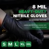 FINITEX 8 Mil Diamond Pattern Black Nitrile Gloves (Automotive Work)