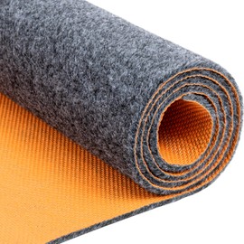 LMRSTOO 64 X 32 Inch Thickened Oil Spill Mat, 6.5mm Garage Floor Mat for Under Car, 1/4" Waterproof Rubber Backing Absorbs Oil Quickly, Washable, Reusable, Durable(64" x 32", 6.5mm)