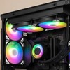 ELUTENG 4 Pack 120mm ARGB Fan 4 Pin PWM Max