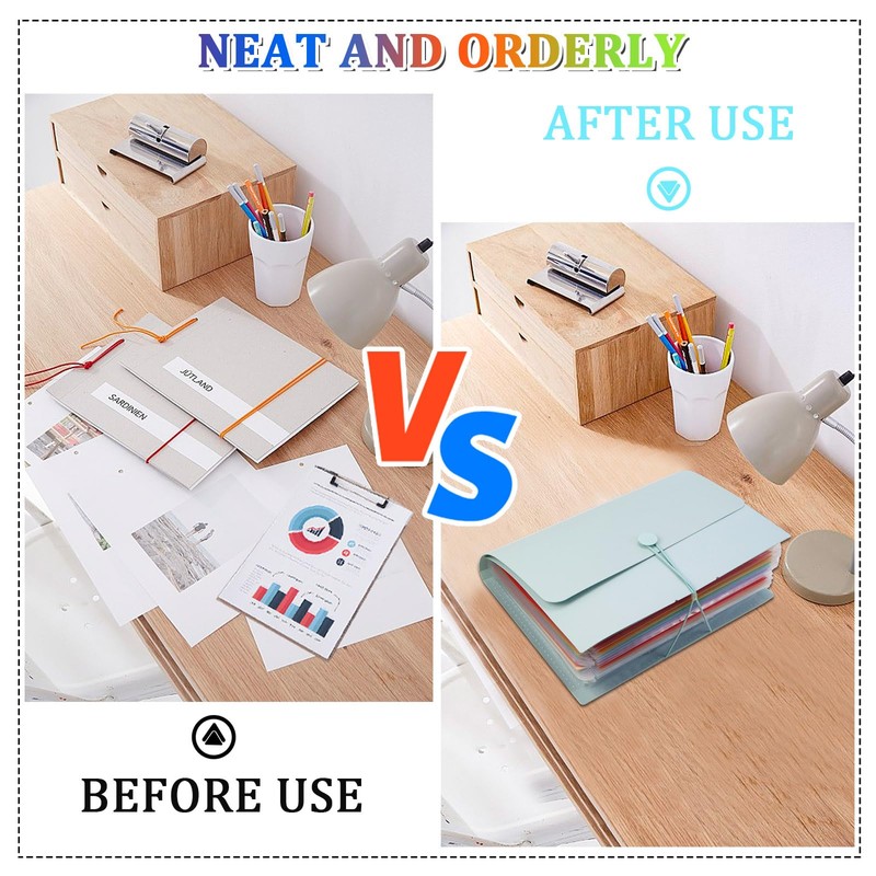 LPZMPZ Document Folder A4 Expanding Folder A4 Folder Document Organiser