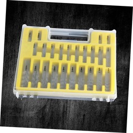 WHAMVOX Drill Bit Set 150 Pcs Twist Bits High Speed Steel for Plastic End Mill Shank