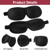 UHBYJM 6Pcs Sleep Mask for Side Sleeper,3D Eye Mask for