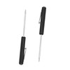 LVOUP Mini Pocket Screwdriver Black Portable Screwdriver Slotted Screw Driver