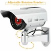 Solar Powered Simulated Dummy Camera Security CCTV Outdoor Waterproof Emulational