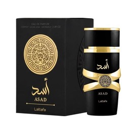 Lattafa Asad Men's Eau de Parfum 3.4Fl Oz - Long Lasting Fragrance  - Vanilla Scent Cologne