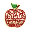 I Am A Teacher What Is Your Superpower Red Apple