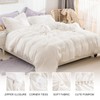 WONGS BEDDING White Duvet Cover Single Size Pompoms Tassels Design