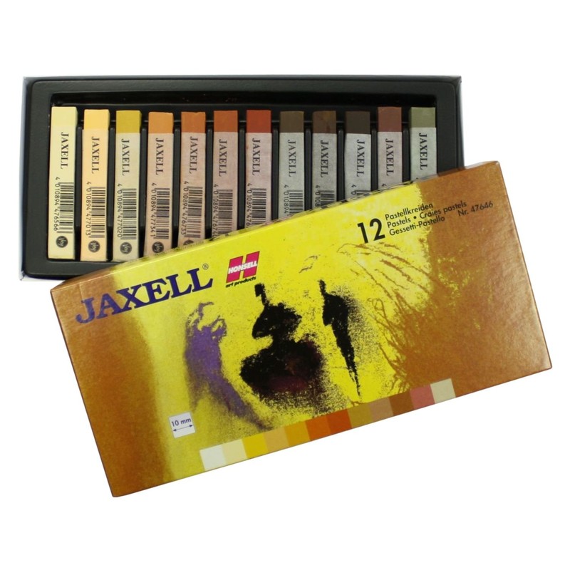 Honsell 47650 - Jaxell Pastel Chalk, Square Shape, for Flat