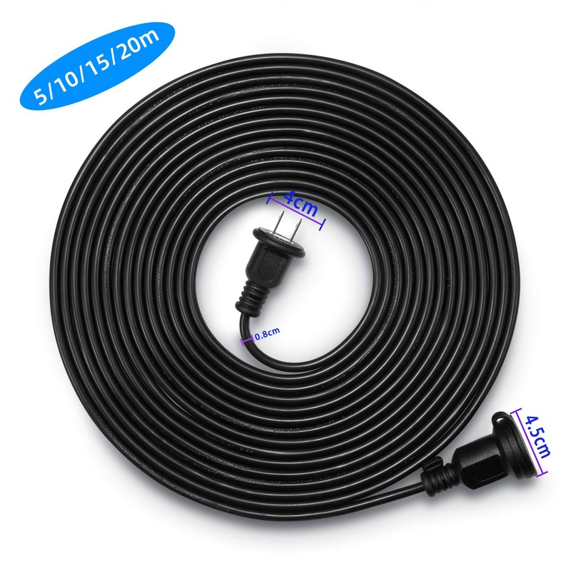 DanYee Rainproof Extension Cord, PSE Certified, Eco-friendly, Outdoor, Rainproof Cap