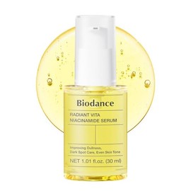 BIODANCE Radiant Vita Niacinamide Serum, for Even Tone Dark Spot Care with Vitamin C, Hydrating for Sensitive Skin, Filter Glow Serum, Korean Skin... 