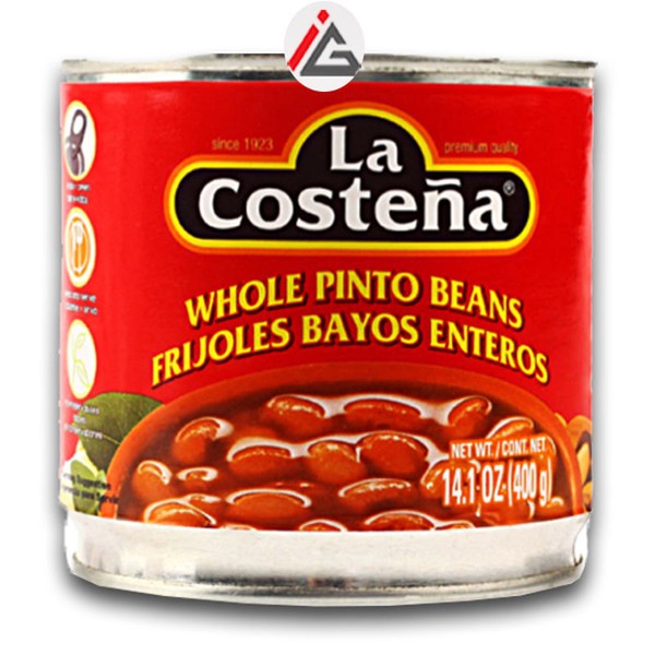 La Costena - Whole Pinto Beans (Frijoles Bayos Enteros) - 400 gm
