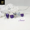 ⚜️Purple Fragrance Handmade Nail Tips⚜️ - Long Almond / ⚜️보라빛향기