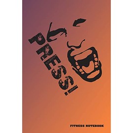 Fitness Notebook: Fitness Journal. Format A5, 120 pages, fine light grey lined. Daily entries, notes and physical fitness journal. Notebook for your fitness and bodybuilding progress