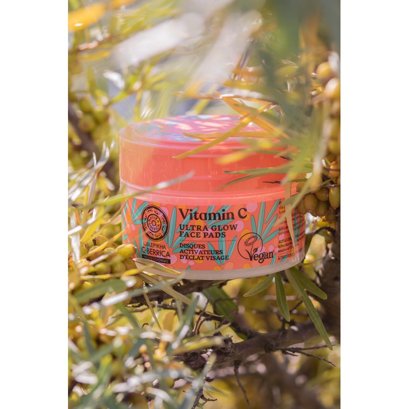 Natura Siberica Oblepikha C-Berrica Radiance Face Pads - Face Pads