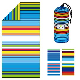 4Monster Microfiber Beach Towel Quick Dry,Super Absorbent Lightweight Travel Towel for Swimmers, Sand Free Camping Towel, Beach Towels for Pool,Swim,Water Sports,Yoga