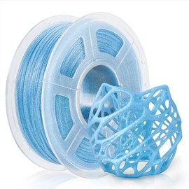 PLA/ PLA+/PLA META 1KG Standard Filament Neatly Wound 1.75mm ±0.02mm Accuracy Springtok for Easter day Mother‘s day gift print for fun:_Twinkle Blue（Aesthetic Filament）