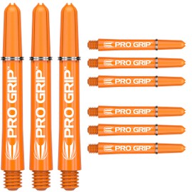 Target Pro Grip Set of 3 Orange Dart Shafts Short