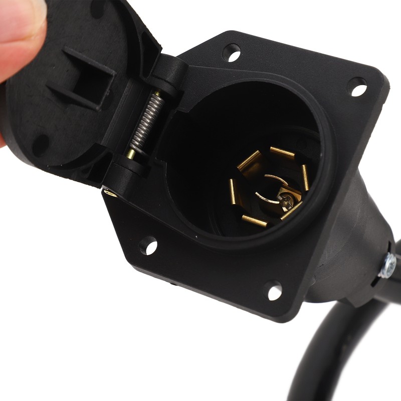 Trailer Extension Cord 7 Way 3ft Double Prong Male Plug