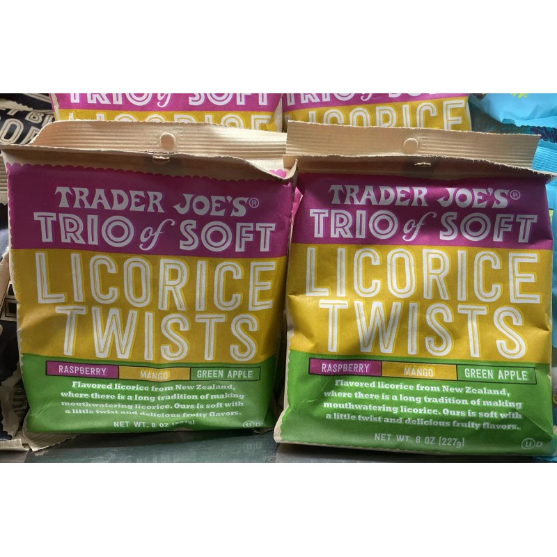 Trader Joe's 2 Bags Trader Joe's Trio Of Soft Licorice