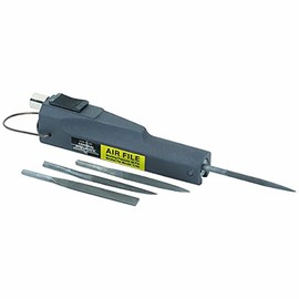 Central Pneumatic Air File With Flat Cut, Half Round, Round and Triangular Files