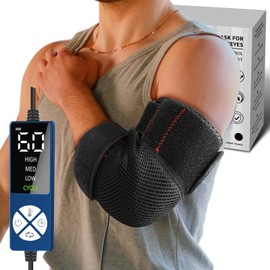 CHEROO Elbow Heating Pad with Dual-Mode Heating, Heating Pad for Elbow Arm for Tendonitis and Tennis elbow, Heated Elbow Wrap Brace for Cubital Tunnel, Golfer Elbow, Ulnar Nerve Arm Relief