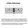 3 x Door Cylinder Lock 60 mm & 70 mm