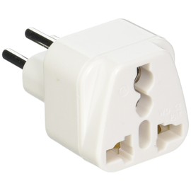 CKITZE 2-Pack Grounded Universal Plug Adapter Type J for Switzerland - CE Certified