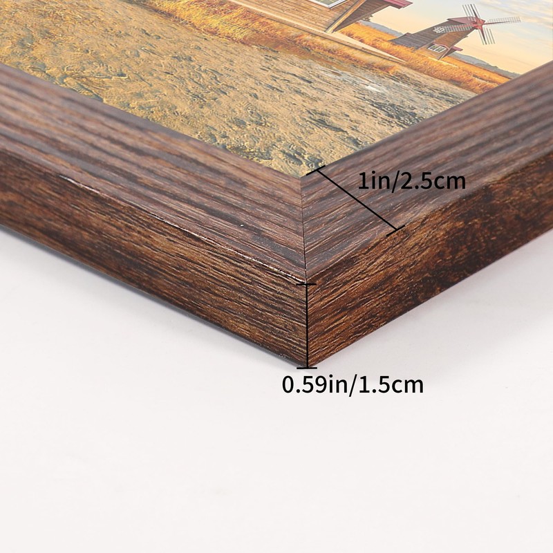 ccdcc 5x7 Collage Picture Frames Set of 2, Rustic Wooden