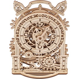 Ugears Vintage Alarm Clock 70163 Wooden Puzzle Craft Model No Glue Tools Required