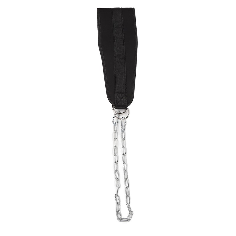 Weighted Dip Belt Adjust Chain Nylon Strap Strength Training Weightlifting