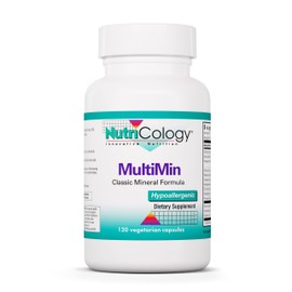NutriCology MultiMin - Classic Essential Mineral Formula - 120 Vegetarian Capsules