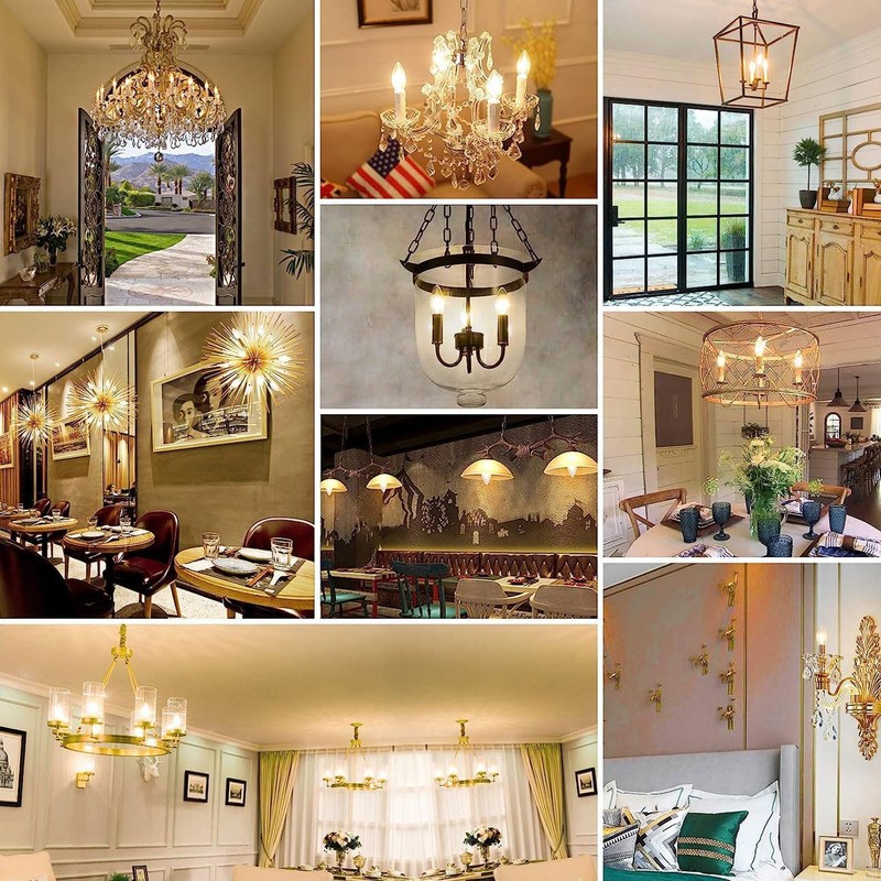 40W Incandescent Torpedo Tip Chandelier - ge Light Bulbs 40